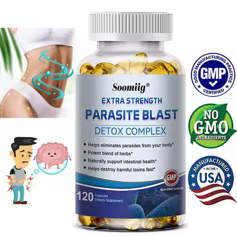 Parasite Detox - Gut Health Supplement, Digestive Health, Intestinal Cleansing and Detoxification, B