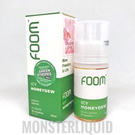 [ Salt Nic ] Foom Icy Honeydew Green Stripes Foom Lab 30Mg 30Ml Liquid