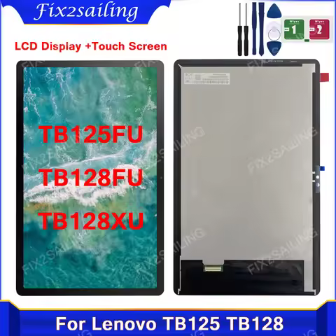 10.6'' Display For Lenovo Tab M10 Plus 3rd Gen TB125FU TB128FU TB128XU LCD Touch Screen Digitizer Pa