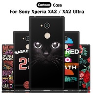 Wmr JURCHEN Case For Sony Xperia XA2 XA 2 Case Cover Dual Cute S