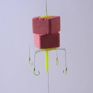 Dual-Use Square Bait Hook Floating Fishing Dual-Use Round Handle Explosion Hook Anti-Tangling Fish H