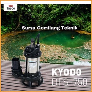 Pompa Celup Kyodo DFS750-1Hp 3In Sumbersible Pump Mesin Pompa AirKotor