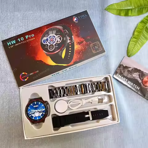 2025 New Round Smart Watch Hw10pro With 2strap for Men Women BT Call Phone Waterproof Sport smartwat