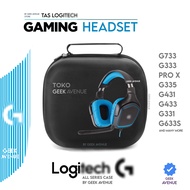 LOKAL Travel Bag for Logi Gaming Headset G733 G333 G Pro X G335 G431 G433 g331 g633s Case - Logi Sho