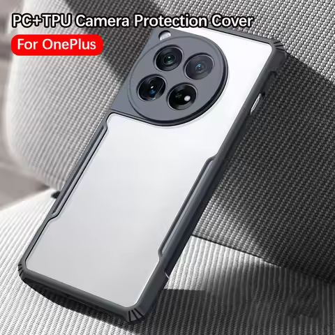 OnePlus12 Cases Clear Acrylic Back Phone Cover For OnePlus 12R 12 R R12 Ace 3 Ace3 OnePlus12R 5G Cas