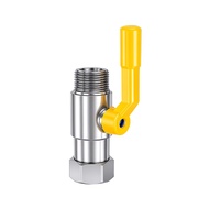 TTG/304 Stainless Steel Ball Valve 4-point Valve Switch 6-point Inner Outer Wire Six-point Straight-
