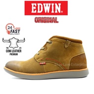 🌟100% ORIGINAL🌟 Kasut Kulit Lelaki Edwin Men Leather Boot Premium Suede Leather E30328