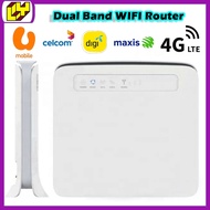 SIM CARD MODEM ROUTER DUAL BAND 300Mbps Support Malaysia Telco Support Voice Call LINE LTE CPE E5186