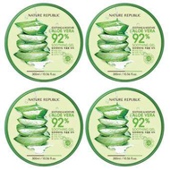 4 Units Of Nature Republic Soothing and Moisture 92% Soothing Gel Aloe Vera (300ml) 