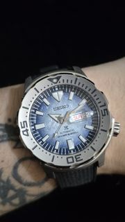 (淨錶+卡仔)企鵝愛好者必備!SEIKO PROSPEX MONSTER怪物 特別版 save the Ocean SRPG57K1 not venezianico wmt steinhart ori