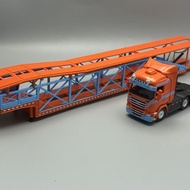 Ready Stock 1: 64 flame Scania Motianle Car Transporter Transporter One for Ten Alloy Car Model