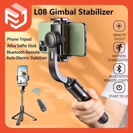 4in1 L08 Gimbal Stabilizer for phone anti-shake selfie stick tripod stick triPod