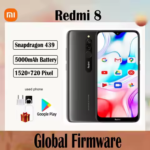 Global firmware Xiaomi Redmi 8 smartphone dual SIM card12MP+2MP+8MP 6.22-inch screen Snapdragon 439 