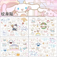 Sanrio Cinnamoroll Tattoo Sticker Cinnamoroll Tattoo Sticker Tattoo Sticker Waterproof Long Lasting 