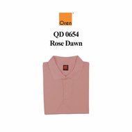 OREN SPORT QD0654 Rose Dawn Quick Dry Polo T-Shirt Unisex Sportswear Cool Fit Microfiber NTMY.os