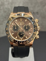 【高質地通拿】95新 ROLEX 勞力士 地通拿 迪通拿 DAYTONA 116515 116515LN CHOCO 巧克力色 朱古力色 膠帶