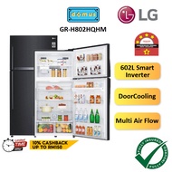 LG Refrigerator 2 Door Inverter 602L Fridge Peti Sejuk Peti Ais 2 Pintu Inverter Murah 冰箱 GR-H802HQHM