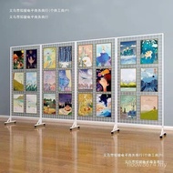 Outdoor Works Display Stand Folding Stand Display Exhibition Stand Grid Display Painting Exhibition 