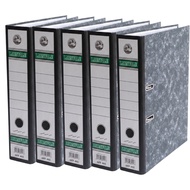 LION F4 Lever Arch File LI-AF3 | 3 Inch 75mm Marble Index File | Document Folder