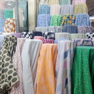 KATUN Floral crinkle cotton fabric - patterned crinkle cotton fabric - patterned cotton fabric - Par