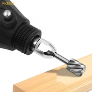 Picbliss 6Pcs Carbides Rotary Burr 3mm Shank Die Grinder Bit Grinder Drill Bit Tool Set