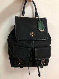 ‼️現貨 Tory Burch backpack piper nylon bag 金logo 尼龍防水背囊背包 golden metal