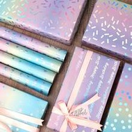 1 Roll Holographic Birthday Wrapping Paper Set, Metallic Birthday Gift Wrapping Paper, Suitable For 