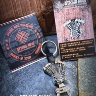 STRING MAN傘繩士-設計師款哈雷925銀項鍊鑰匙圈