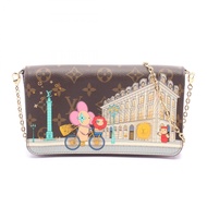 【二手】路易威登LOUIS VUITTON單肩包 Pochette Felicie Monogram Vivienne M81545 PVC塗層帆布 Pochette Felicie