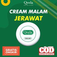 Qeela Krim Malam Jerawat 10gr – Skincare Ringan untuk Kulit Berjerawat | Night Cream Jerawat Qeela 1