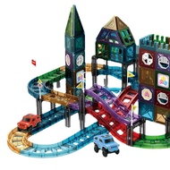 Track Magnetic Tiles Magnetic Tiles Building Blocks Educational Toys Track Car Magnetic Tiles Magnet