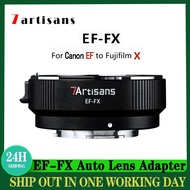 7Artisans EF-FX Lens Adapter Auto Focus Adapter For Canon EF/EF-S Lens To Fujifilm X-H X-T1 X-T2 X-T3 X-T10 X-PRO1 Cameras