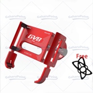 HOLDER GUB P30 + BREKET/Phone Holder Hp Sepeda Motor GUB Alumunium Alloy Tempat Hp Dudukan Hp Sepeda