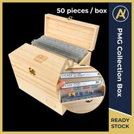 Banknote Box Grading Graded Bank Notes Collection with Wooden Storage Box / Money Box / Currency Box