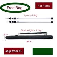 Flysheet pole tent pole 2.3M/2.5M/2.8M/3M