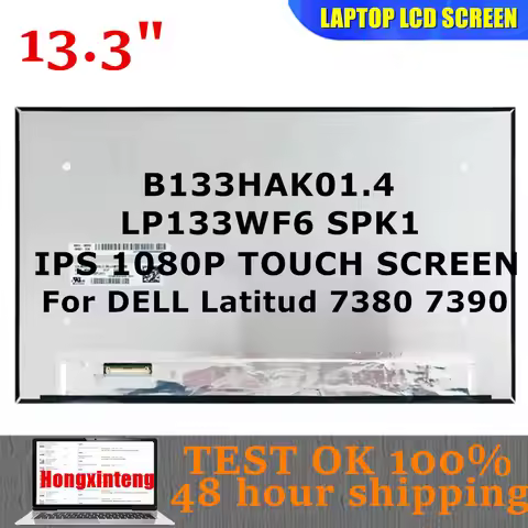 B133HAK01.4 LP133WF6-SPK1 Original 13.3INCH Laptop LCD Touch Screen FOR Dell Latitude 7380 7390 Disp
