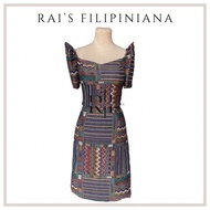 Modern Filipiniana Ethnic Plain top and Skirt