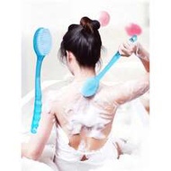 1pc 14.37-Inch Extra Long Handle Shower Brush, Soft Bristles Anti-Slip Exfoliating Brush For Back, F