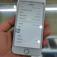 IPHONE 7 128GB SECOND BEKAS FULLSET