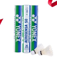 JA3 Ready Stock 12pcs Yonex Badminton Shuttlecock AS50 Badminton Balls Goose Feather
