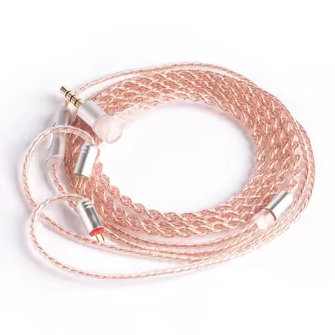 Audione KBEAR 4-Core Copper Upgraded Wired Headphone Cable with 2PIN/QDC/MMCX/TFZ Connectors for var