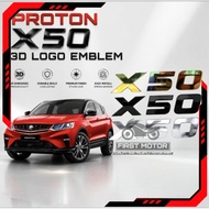 EMBLEM 3D LOGO PROTON X50 X 50 EMBLEM LOGO 3D ACCESSORIES ACCESSORY MODIFIED MODIFY