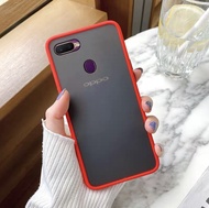 Case Oppo A5S เคสกันกระแทก ขอบสีหลังขุ่น เคส OPPO A5s