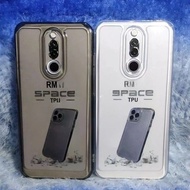 Original Space Clear Silicone Black REDMI 8/8A PRO Clear Casing Clear space Good
