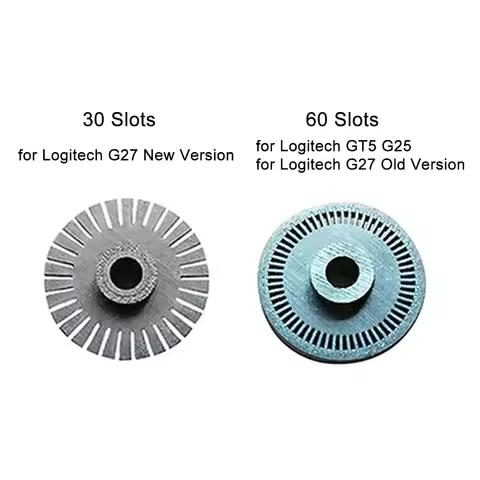 30 Slots for Logitech G27 Steering Wheel Steel Optical Encoder Replacement 60-Solts for Logitech GT5