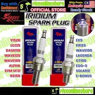 API Spark Plug Iridium B8RIX CPR8EA-9 A7RIX C7HSA EX5 DREAM WAVE KRISS E BONUS Y15ZR LC135 RS150 EGO