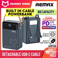 REMAX Camping Powerbank 80000mAh With Built In 22.5W Fast PD Charging Type C USB 80K Cable AKRPP566