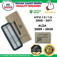 Perodua Myvi Lagi Best Icon 1.3 1.5 Alza Perodua Engine Air Filter Cleaner Penapis Udara Enjin 17801