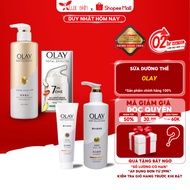 OLAY B3+ Optics Glow Body Lotion & Radiance Vitamin C Body Whitening Lotion