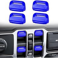 Upgraded Window Switch Button Covers for Jeep Wrangler JL JLU 2018-2024 & Gladiator JT 2020 2021 202